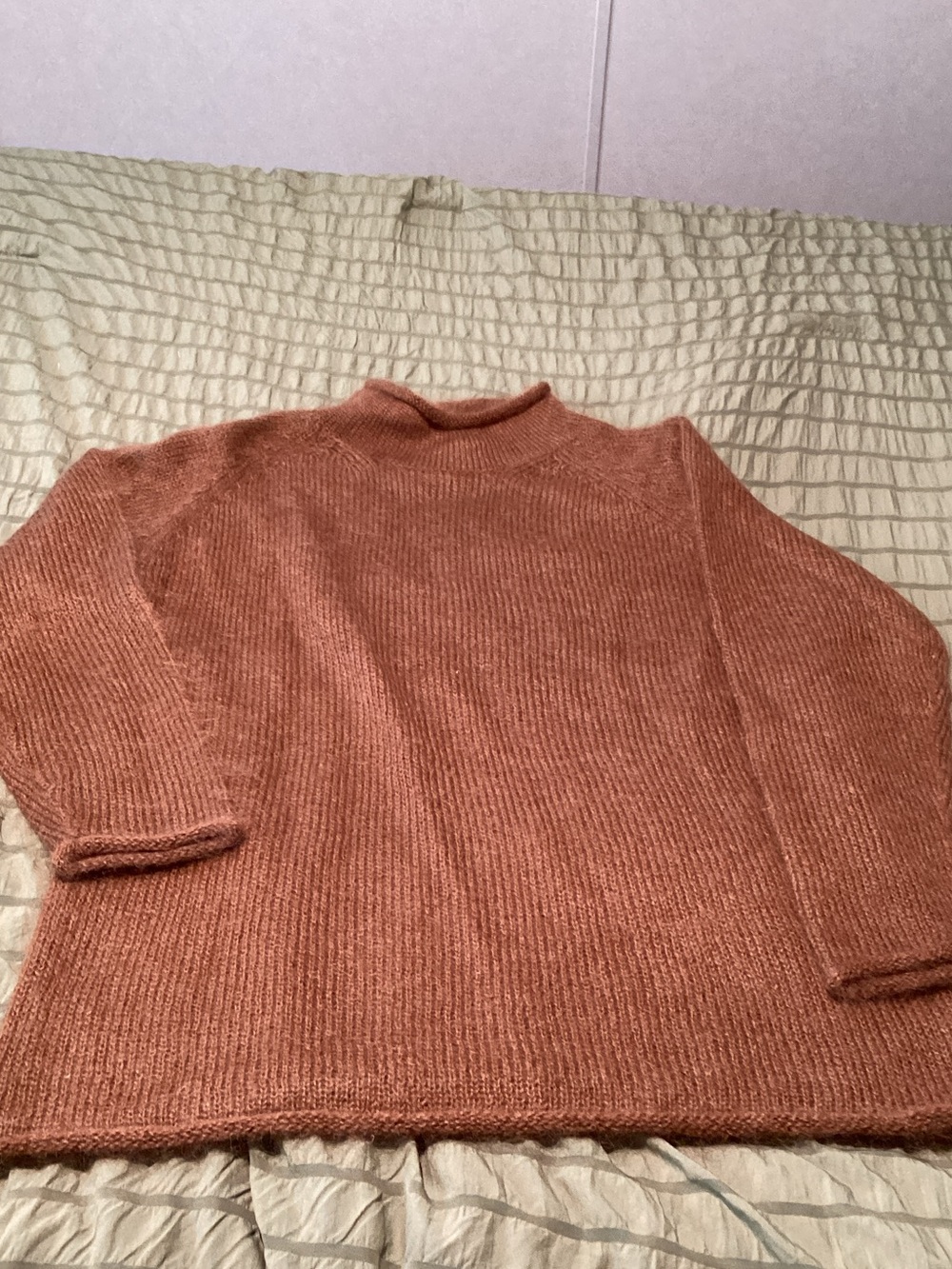 Jones New York sport mock turtleneck sweater
